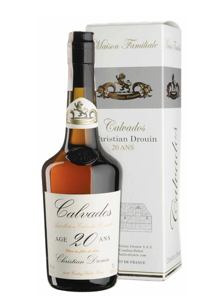 Кальвадос Christian Drouin Coeur de Lion 20 y.o. 40% 0.7 л gift box